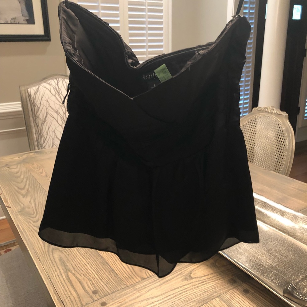 Beautiful strapless blouse